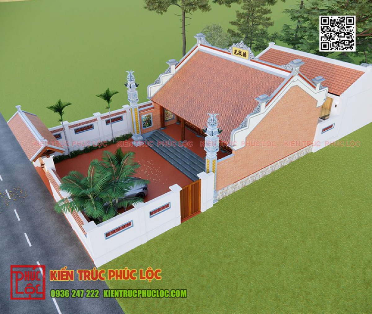 Mẫu nhà thờ có thiết kế tối giản và trang nghiêm