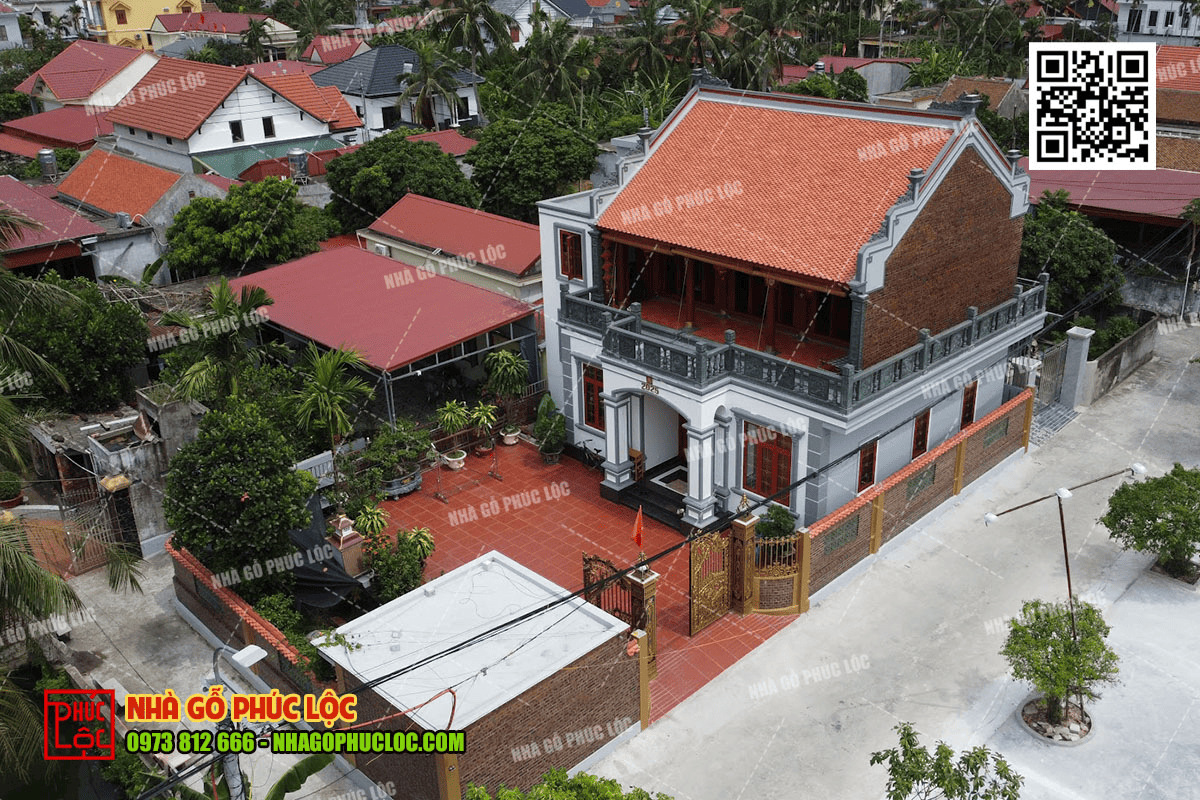 nhà gỗ gõ đỏ 3 gian